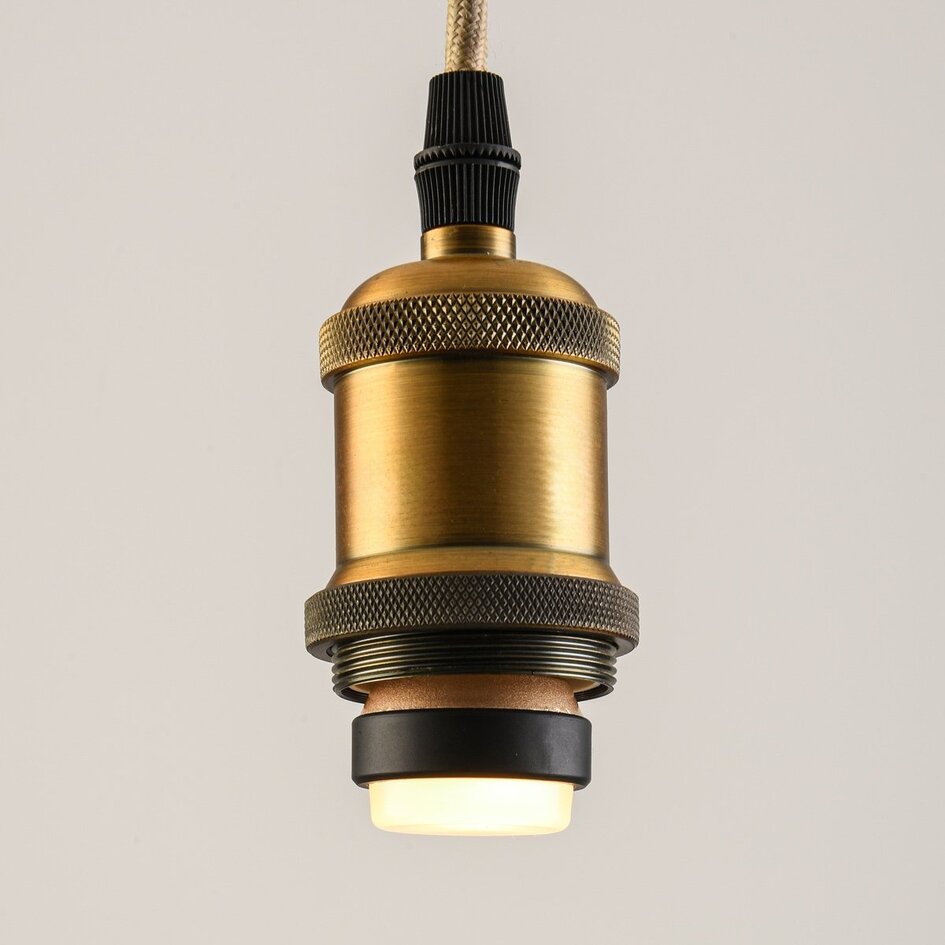 3,5 W E27 LED-Lampe, Ø 35 mm mit schwarzem Ring, 3-stufig dimmbar, 2700 K