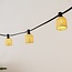 Lampenschirme für Illu-Lichterketten-Lampen mit Rattan-Look – Sandbeige