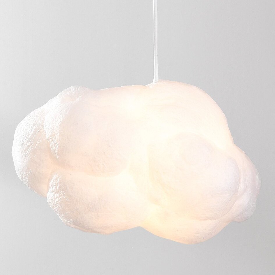 Weiße Hängelampe in Wolkenform Kumo 30 cm - Wolkenlampe