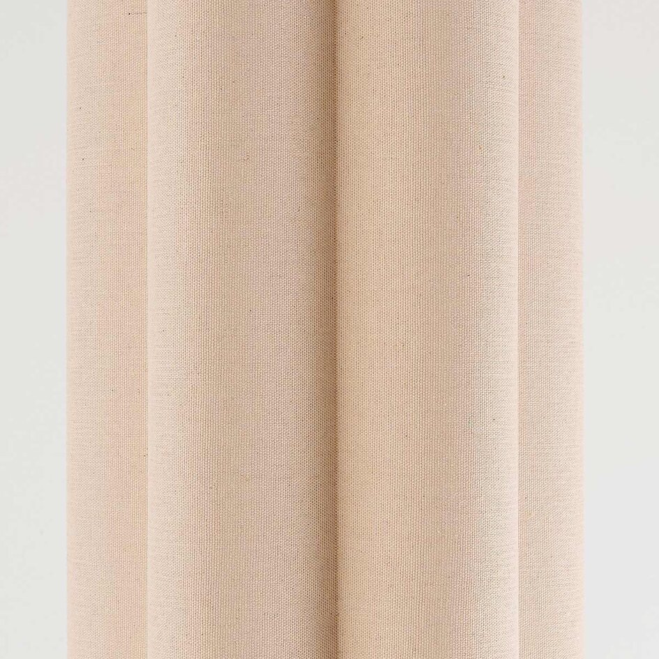 Moderne Stehleuchte Oia mit Leinenkappe in Beige