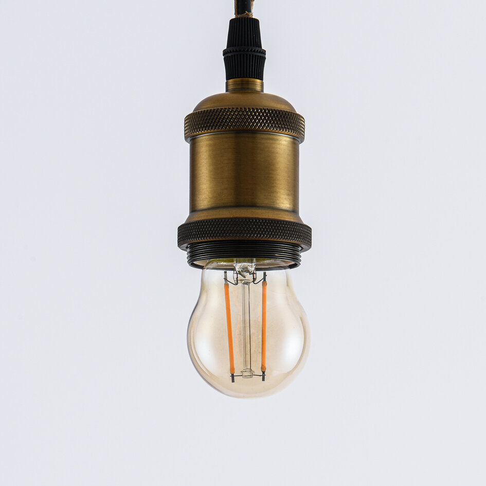 2,5W & 4,5W Filament Glühlampe, 2000K, amber Ø45 - dimmbar