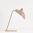Tischleuchte Virello in Sandbeige mit verstellbarem Schirm
