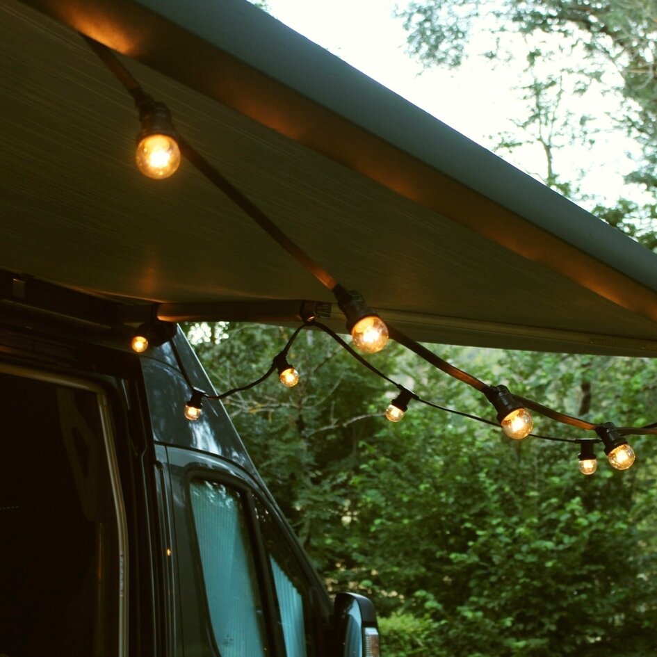 Lichterkette Glühbirne mit langen Stöckchen - 0,7 Watt LED