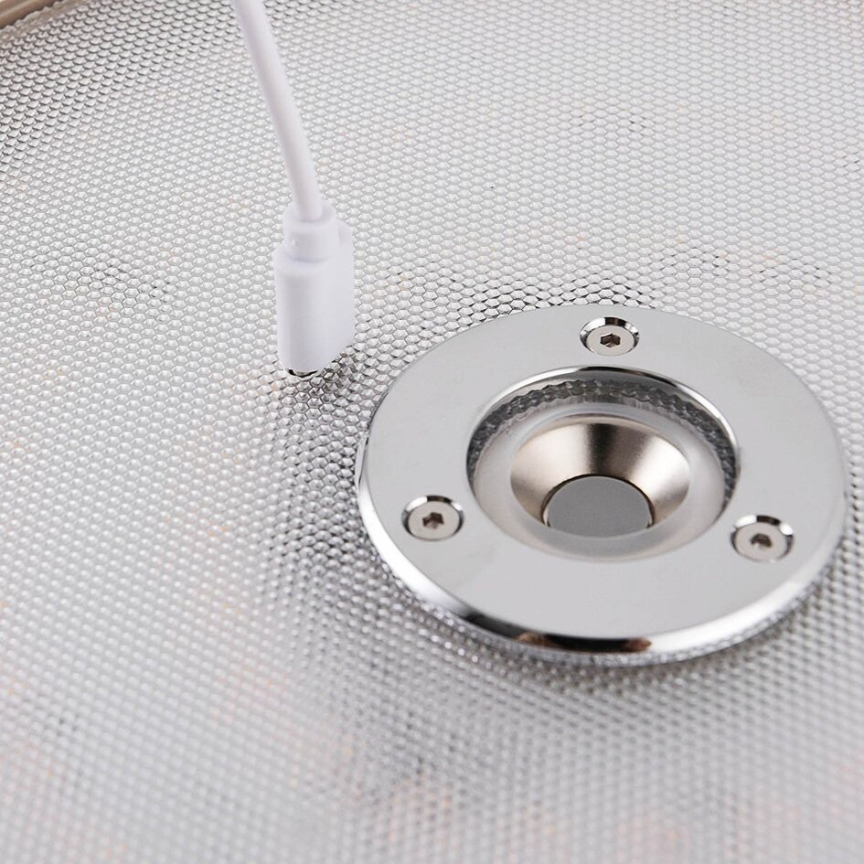 Wiederaufladbare Tischlampe Ariso Taupe mit Touch-Dimmer und einstellbarer Lichtfarbe