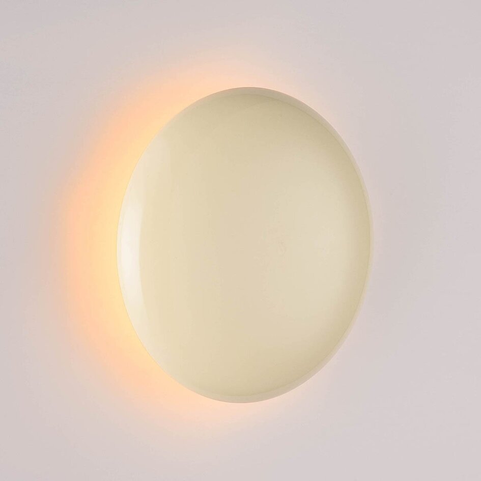 Wiederaufladbare Tischleuchte Ariso creme mit Touch-Dimmer und einstellbarer Lichtfarbe