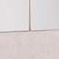 Minimalistische Hängelampe Lureva beige mit Leinen-Schirm, 2-flammig