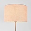 Stehleuchte Avana beige mit Leinen-Schirm