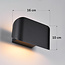 Moderne Wandlampe Hamburg in Schwarz