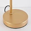 Tischlampe Kora mit Rattanschirm - Gold