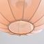 3-flammige Hängelampe Fabrica - Stofflampions in Nude-Pink