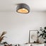 Wabi-Sabi-Deckenlampe Stone Craft mit Steineffekt 48 x 38 cm - Grau
