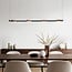 Moderne Pendelleuchte Calisto mit integrierter LED - Schwarz und Roségold