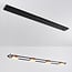 Moderne Pendelleuchte Calisto mit integrierter LED - Schwarz und Roségold