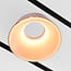 Moderne Pendelleuchte Calisto mit integrierter LED - Schwarz und Roségold