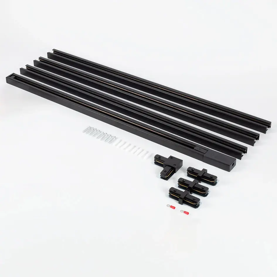 Modernes 1-Phasen-Schienensystem von 3 Metern mit Nox-Spots - 3-stufig dimmbar