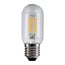 E27 Röhrenlampe LED dimmbar Klarglas 11 cm (2700K)