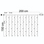 Lichtvorhang erweiterbar schwarz | ab 2 Meter | 300 LEDs | 2200K extra warmweiß mit Funkeln | Gummi