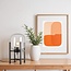Tischlampe Duuk mit transparentem Glas