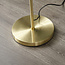 Stehleuchte gold mit amber Glas, 3-flammig - Jesse