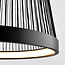 Hängelampe Kae inkl. integrierter 3-stufig dimmbarer LED - schwarze dekorative Kordel