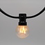 Lichterkette für außen mit warmweißen LED-Lampen 0,7 Watt