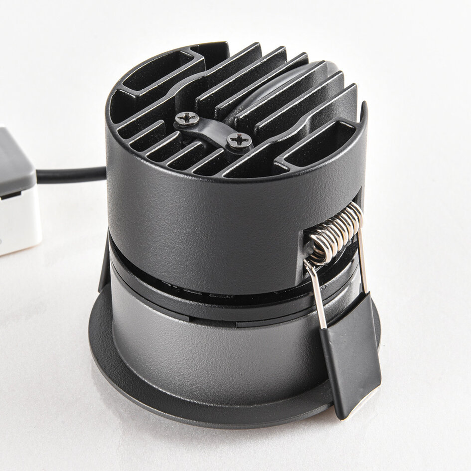 9W Einbaustrahler Meya mit Ring 3 - dunkelgrau