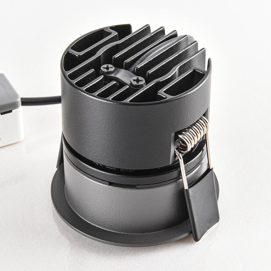 Einbauspot Meya 9W mit Ring 3 - Dunkelgrau