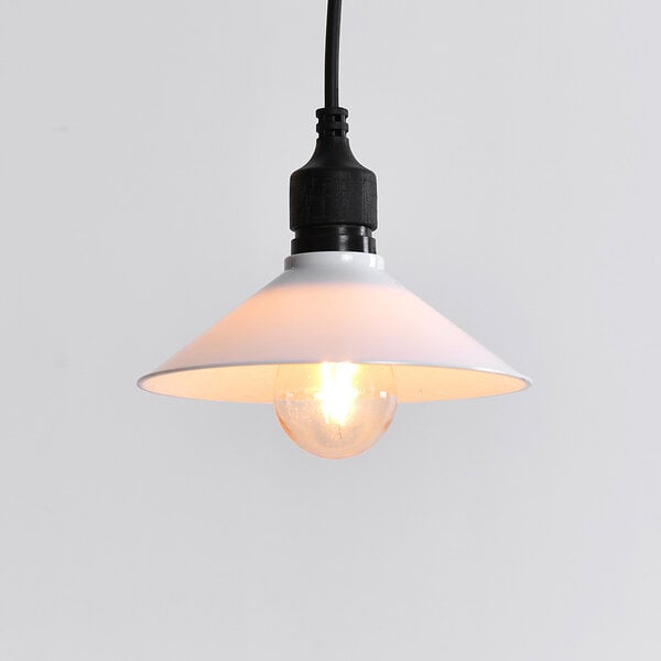 Schirm für Illu-Lichterketten-Lampen in Weiß