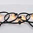 Stecklampe LED dimmbar 2 Watt Dreieck Rauchglas (ohne E27)