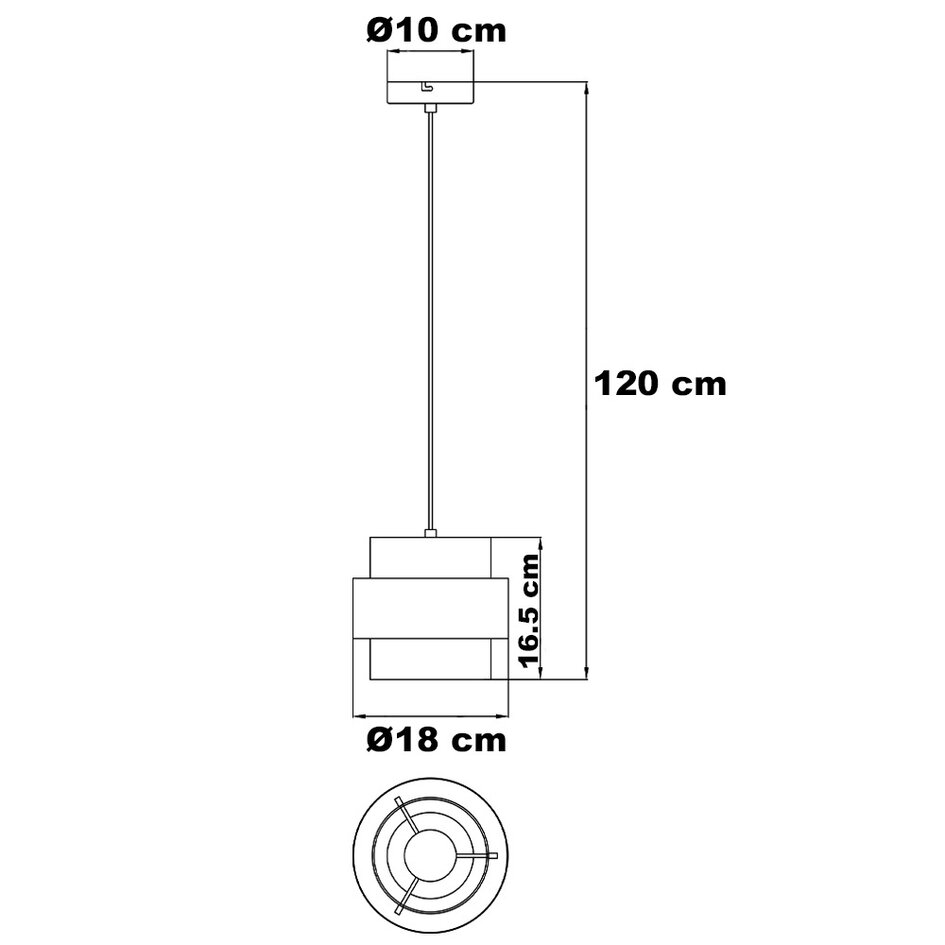 Design-Pendelleuchte mit Rauchglas - Filia