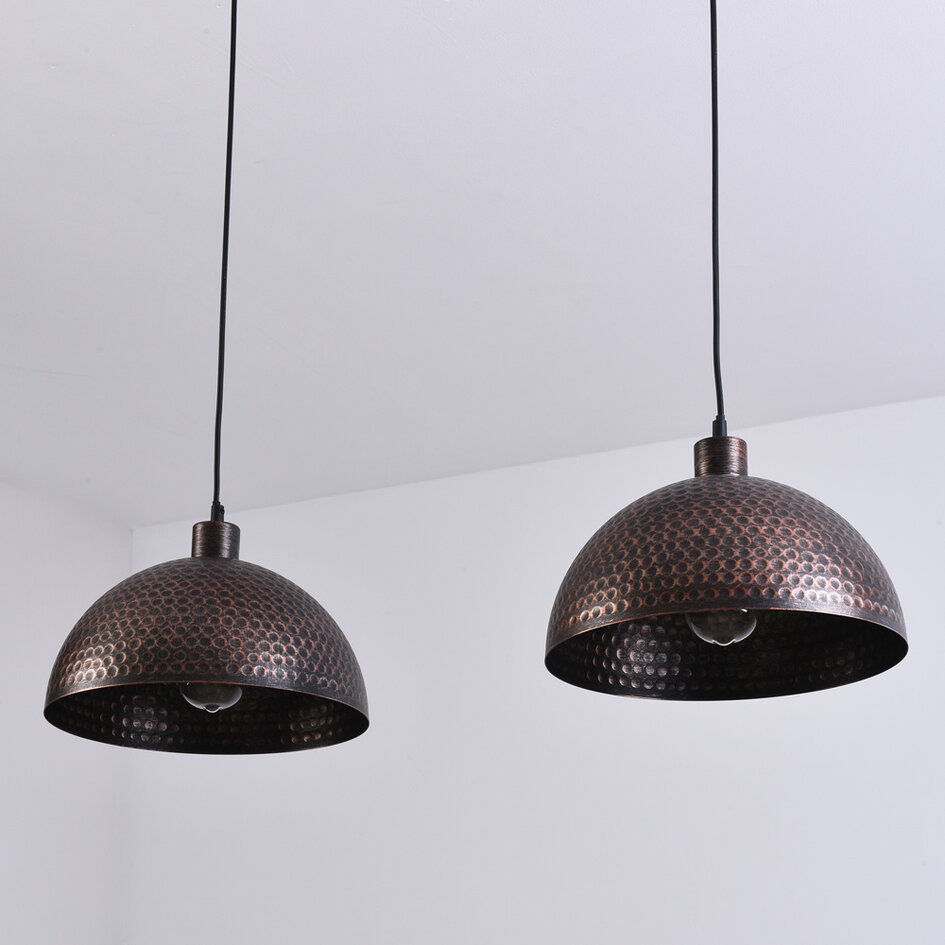 Industrielle Pendelleuchte, 2-flammig - Toshi