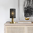 Design-Tischlampe Mreza mit schwarzem Schirm mit Perforationen