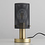 Design-Tischlampe Mreza mit schwarzem Schirm mit Perforationen