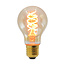 Illu-Lichterketten-Set mit 4 Watt Lampen mit DNA-Spirale und Amberglas, dimmbar