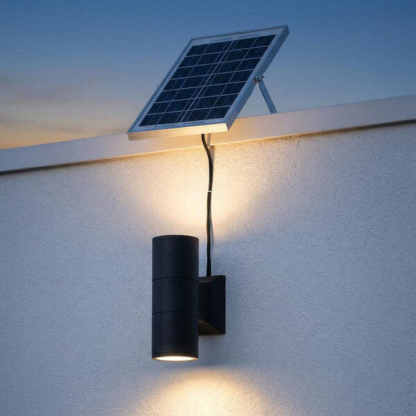 Dimmbare Solar-Außenwandleuchte - Seth