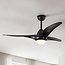 Deckenventilator Wieke - Schwarz mit einstellbarer Farbtemperatur