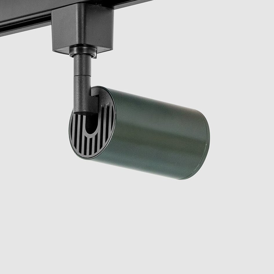 Schienensystem 1-phasig 3 Meter Schwarz mit Tannengrün - Romain