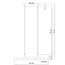 Design-Pendelleuchte Aristo mit integrierter LED - Schwarz und Holz
