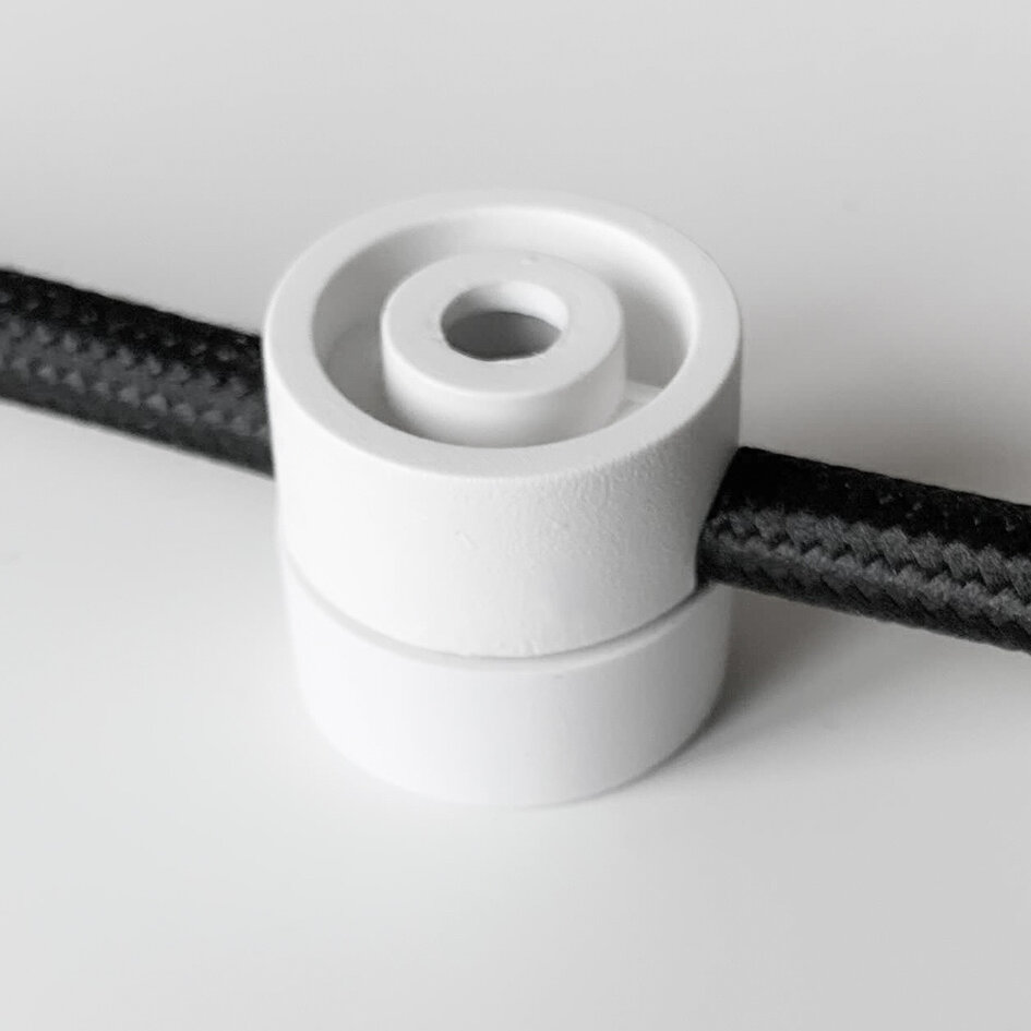 Aufhängeclip für 1-Phasen-Schienensystem weiß