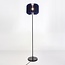Stehlampe Lenthe - marineblauer PET-Filz