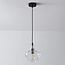 1-flammige Pendelleuchte Trinidad - transparentes Glas