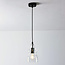 1-flammige Pendelleuchte Trinidad - transparentes Glas