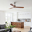 Deckenventilator Pajaro mit massivem Ahornholz und Fernbedienung