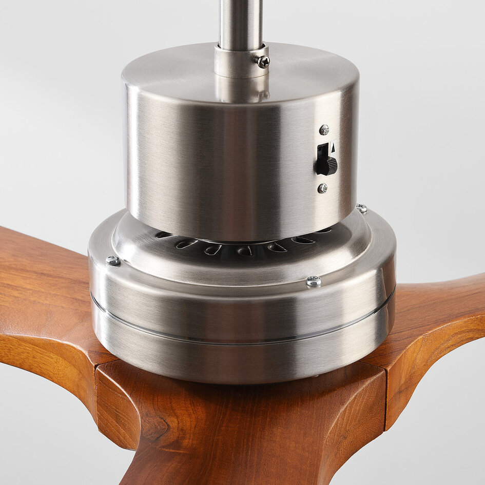 Deckenventilator Pajaro mit massivem Ahornholz und Fernbedienung