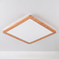 Moderne Deckenlampe Celeste in Holzoptik, 3-stufig dimmbar