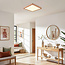 Deckenlampe Emilie in Holzoptik, 3-stufig dimmbar, IP44