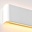 Weiße Wandleuchte mit integrierten LEDs, 61 cm - Norell