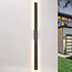 Moderne Wandlampe Tyge in Schwarz mit integrierten LEDs