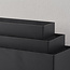 Moderne Wandlampe Kayu, Mattschwarz