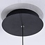 Pendelleuchte Zahra aus Amberglas mit Farbverlauf und 3-stufig dimmbare LEDs
